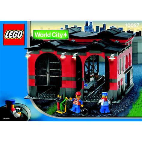 LEGO Train Engine Shed Set 10027 Instructions | Brick Owl - LEGO ...