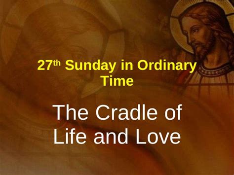 27th Sunday In Ordinary Time