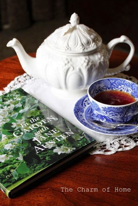 In the Garden with Jane Austen | Tea and books, Drinking tea, Tea room