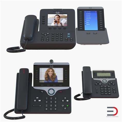 3d model cisco ip phones 3