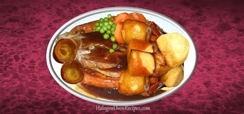 Roast lamb, vegetables and yorkshire puds – Halogen Oven Recipes. Air ...