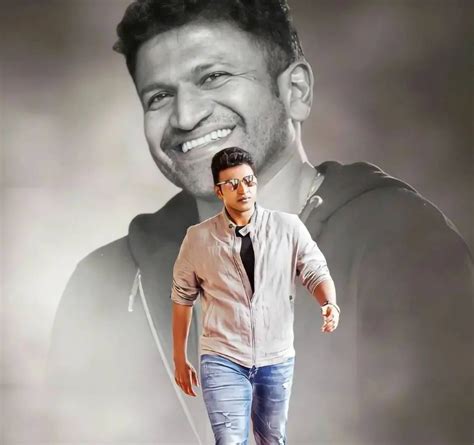 Download Puneeth Rajkumar Background Smiling Wallpaper | Wallpapers.com