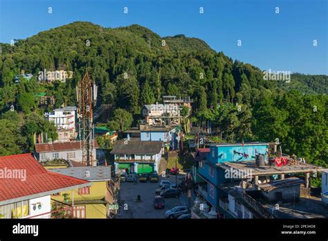 Kaluk, Sikkim, India - 18th October 2016 : Tranquil view of Kaluk, a ...