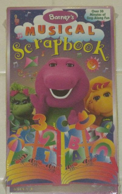 Barney - Barneys Musical Scrapbook (VHS, 1997) for sale online | eBay