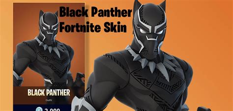 Black Panther Fortnite Skin: Will there be a Black Panther Skin in the Fortnite Item Shop ...