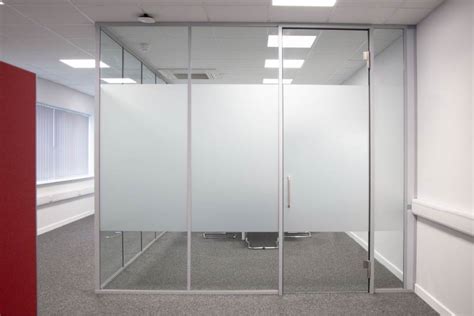 Office Single Glazed Glass Partitions - Northgate IPS