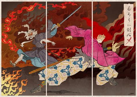 RUROUNI KENSHIN vs MAKOTO SHISHIO :: Behance