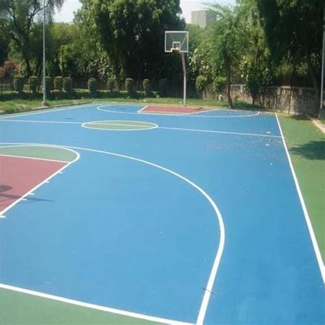 Multi Color Synthetic Basketball Court Flooring at Rs 58/square feet in ...