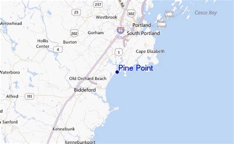 Pine Point Maine Map - Eirena Marie-Ann