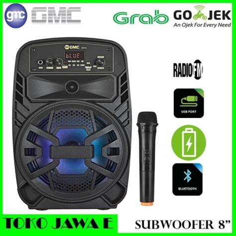 Jual GMC 897G Speaker Portable/Pengeras Suara Portable BLUETOOTH USB + MIC - Jakarta Timur ...