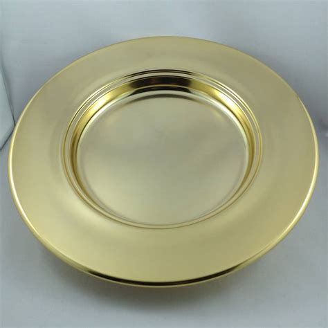 10" Stacking Bread Plate Basstone Aluminium | Church Stores