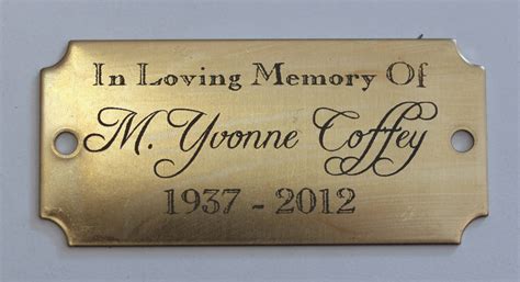 Engraved Brass Tag - In A Flash Laser - iPad Laser Engraving, Boutique Printing, Laser Cutting ...