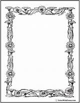 Free Coloring Pages Borders sketch template