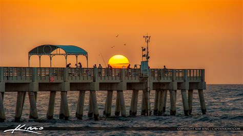 Lake Worth Pier Sunrise Fishing | HDR Photography by Captain Kimo