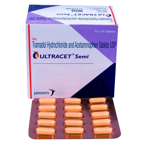 Ultracet Semi Tablet 15's Price, Uses, Side Effects, Composition - Apollo Pharmacy