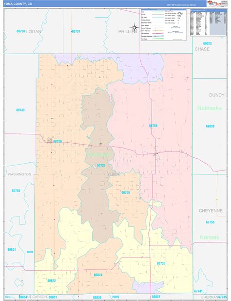 Prowers County Co Wall Map Color Cast Style By Marketmaps | Images and Photos finder