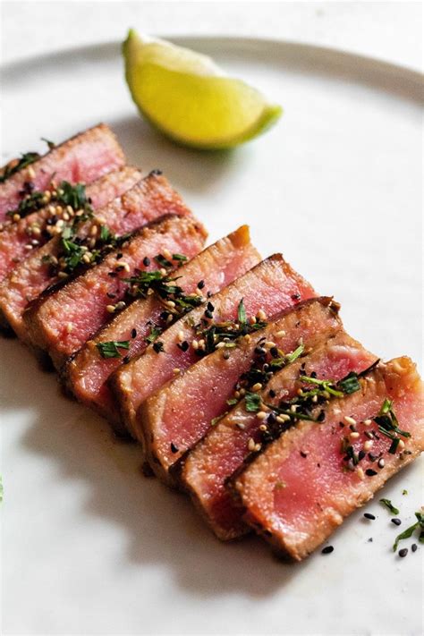 Easy Ahi Tuna Marinade Recipe: Seared Marinated Tuna | Recipe | Recipes, How to cook tuna, Soy ...