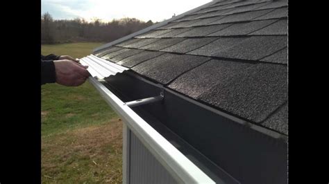 Xtreme Gutter Guard Under Shingle Installation - YouTube