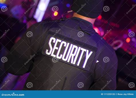 Security Personnel Wearing His Uniform Stock Image - Image of guard, ideas: 111225135