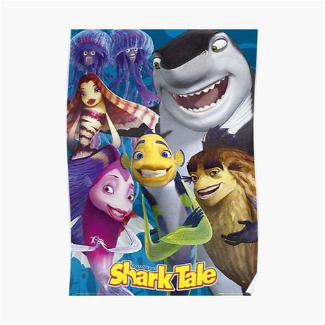 "Shark Tale poster" Poster for Sale by phillipslucy | Redbubble