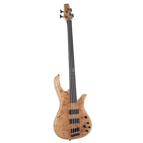 Human Base Jonas 4 Fretless Nat 4-String E-Bass Guitar, Natural | DV247