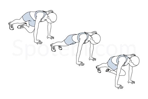 Mountain Climber Twist | Illustrated Exercise Guide