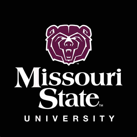 Missouri State University: MSU Logo and Bear on Black single Stone ...