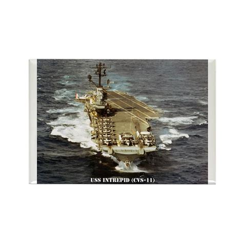 intrepid cvs calendar Rectangle Magnet USS INTREPID Rectangle Magnet | CafePress