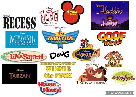 Toon Disney Shows I Like by Collegeman1998 on DeviantArt