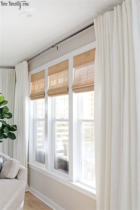 Budget-Friendly Living Room Window Treatments | Window treatments ...