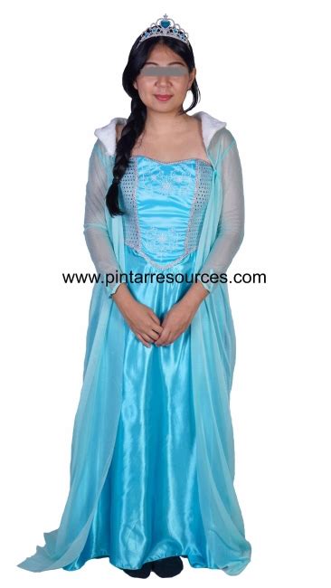 Adult Princess Elsa Fairy-tale Costume - Pintar Resources