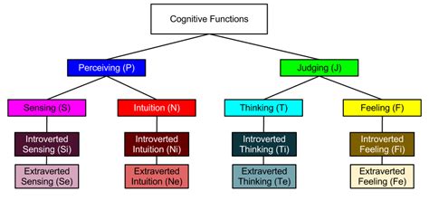 Jungian Cognitive Functions and MBTI | Cognitive function, Extraverted ...