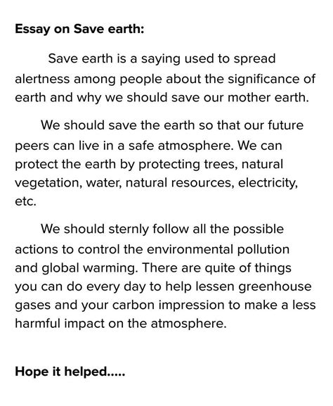 How To Help Mother Earth Essay - The Earth Images Revimage.Org