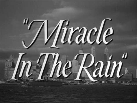 Miracle In The Rain (1956) - Coins in Movies