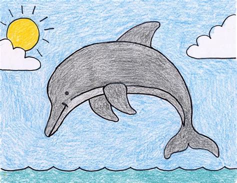 dolphin drawing easy video - Tona Chism