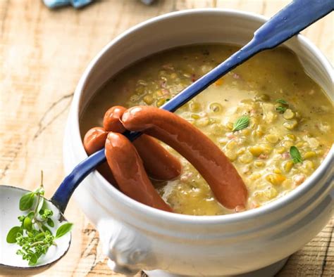 Vienna sausages with split pea soup - Cookidoo® – the official Thermomix® recipe platform