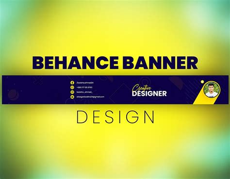 Behance banner design | Banner | Banner design, Social media design, Design