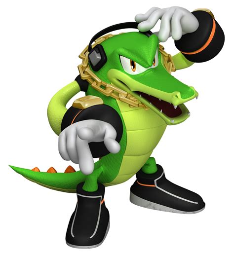 Vector The Crocodile - Mario & Sonic At The Olympic Games - Chaotix - Gallery - Sonic SCANF