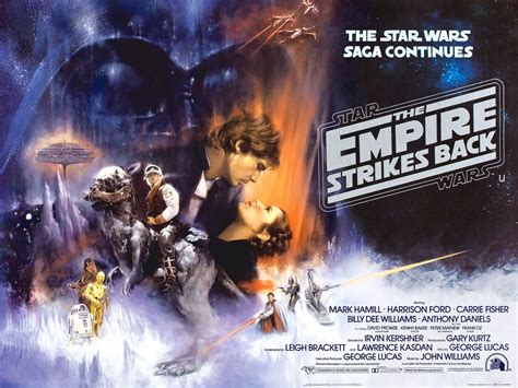 The Saga Continues - The Empire Strikes Back | Star wars poster, Star ...