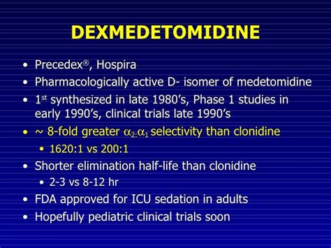 Dexmedetomidine For Pediatric Procedural Sedation