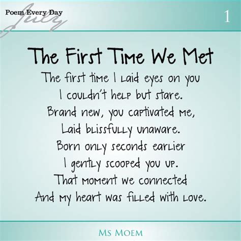 First Meeting Quotes And Poems. QuotesGram