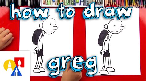 How To Draw Greg From Diary Of A Wimpy Kid (With images) | Art for kids ...