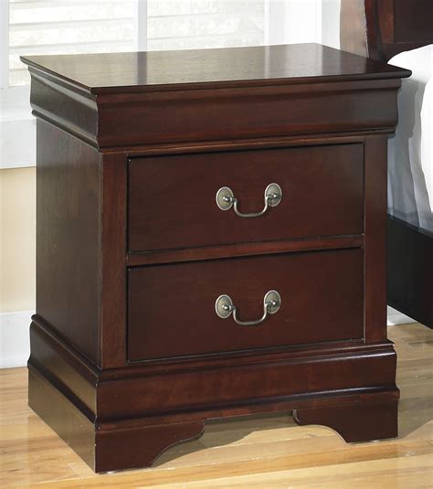 Lowest price on Signature Design by Ashley Alisdair Dark Brown Two Drawer Nightstand B376-92 ...