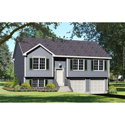 Raised Ranch House Plan 9045-RR - Home Designing Service Ltd.