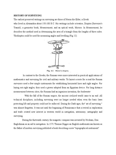 History of Surveying | PDF | Surveying | Science And Technology