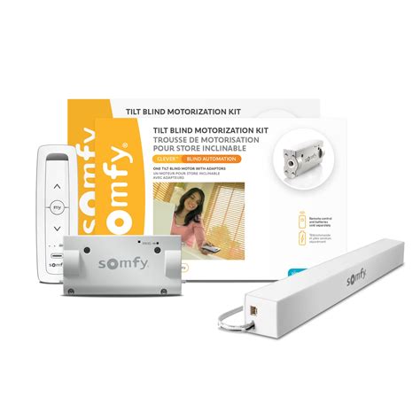 Buy Somfy Clever Tilt Blind Motorization Kit 2 Pack - Motorize Your Existing Horizontal Tilt ...