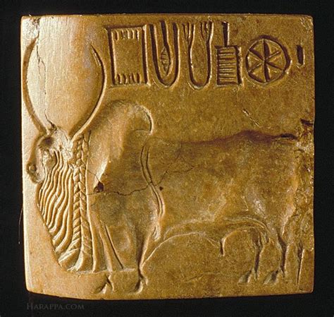 Bull seal, Harappa | Harappa