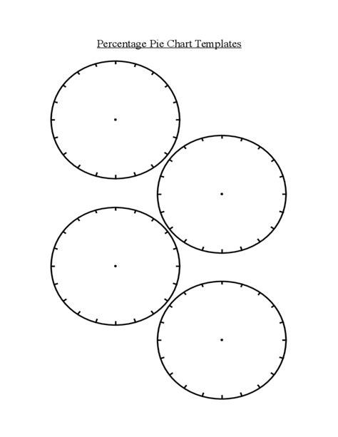 Percentage Pie Chart Template Free Download