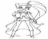 Coloriage LoliRock Auriana Coloring Page Princess Of Volta  JeColoriecom sketch template