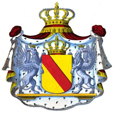 Coat of arms of Grand Duchy of Baden 1846 - Великое герцогство Баден — Википедия | Великий